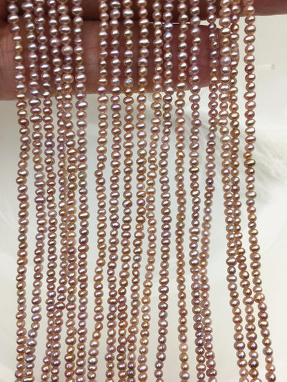 AAA 2-2.5mm purple seed potato freshwater pearls,seed pearl,small size pearls bead wholesale,Wedding,Love,Happiness,birthday,CR2-3A-3