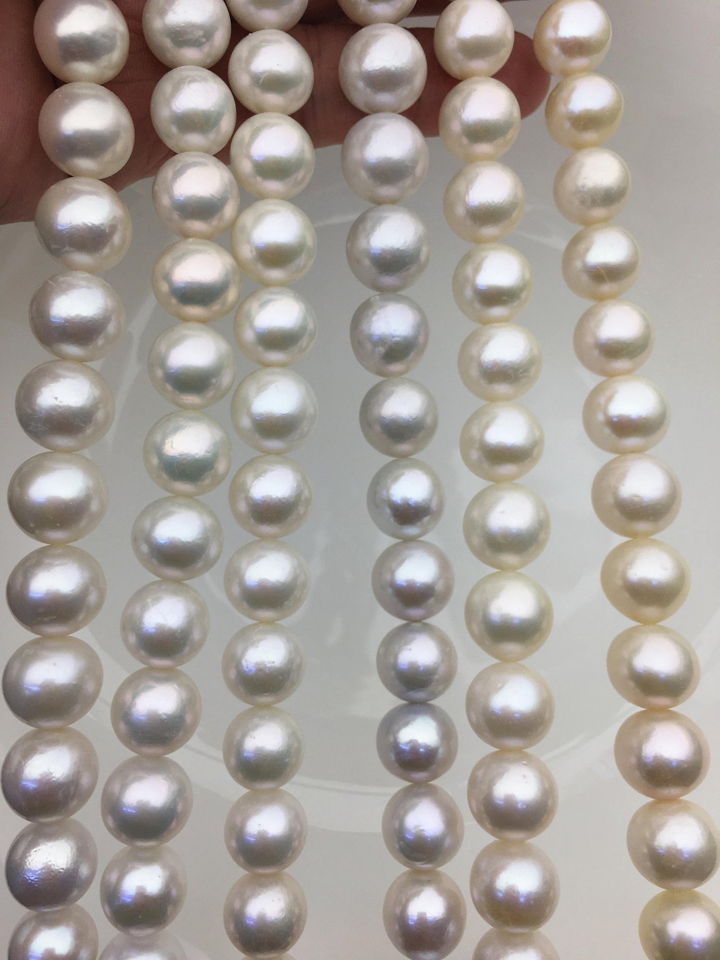 AA+ 11-13mm white round freshwater pearls,loose pearl beads,round pearl string,pearl necklace DIY jewelry material,RP11-2A-5