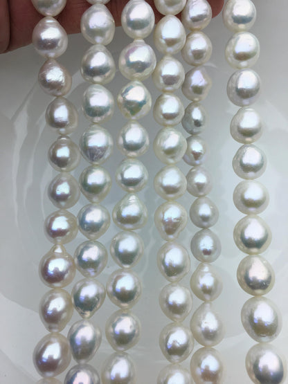 AA+ 10-12mm white teardrop Edison Freshwater Pearl,ED12-2A-5-34