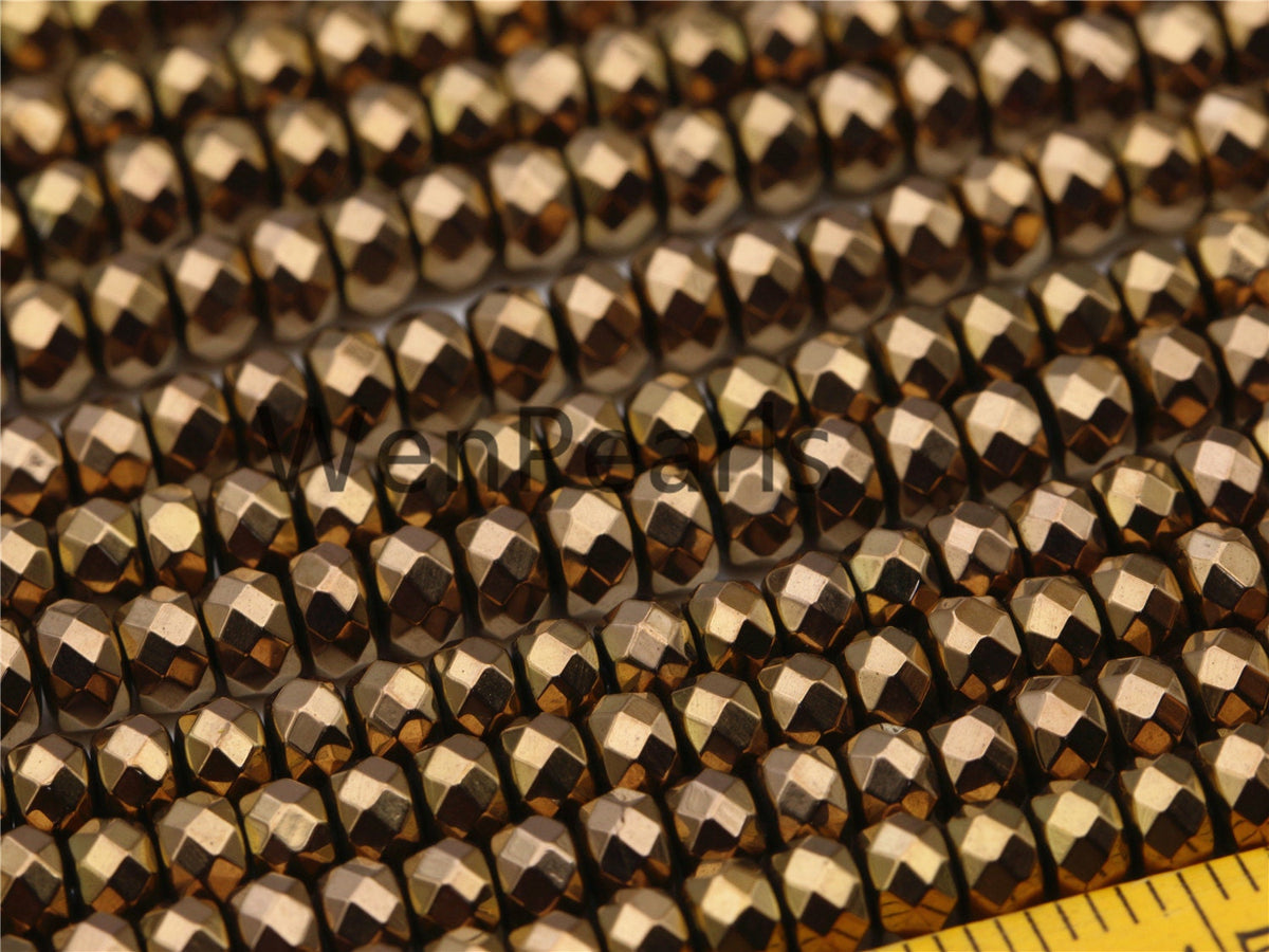 Hematite Brown,3x4mm Rondelle Beads,AAA, 125 beads,15.5 inches,G50-B34-004