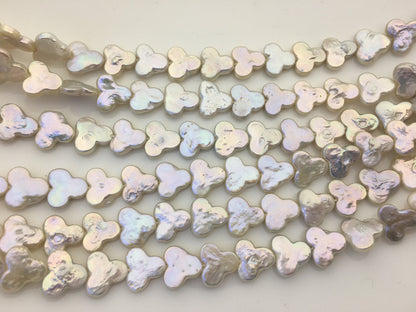 AA+ 11-12mm White baroque Freshwater Pearls , for your design,ZS-T19