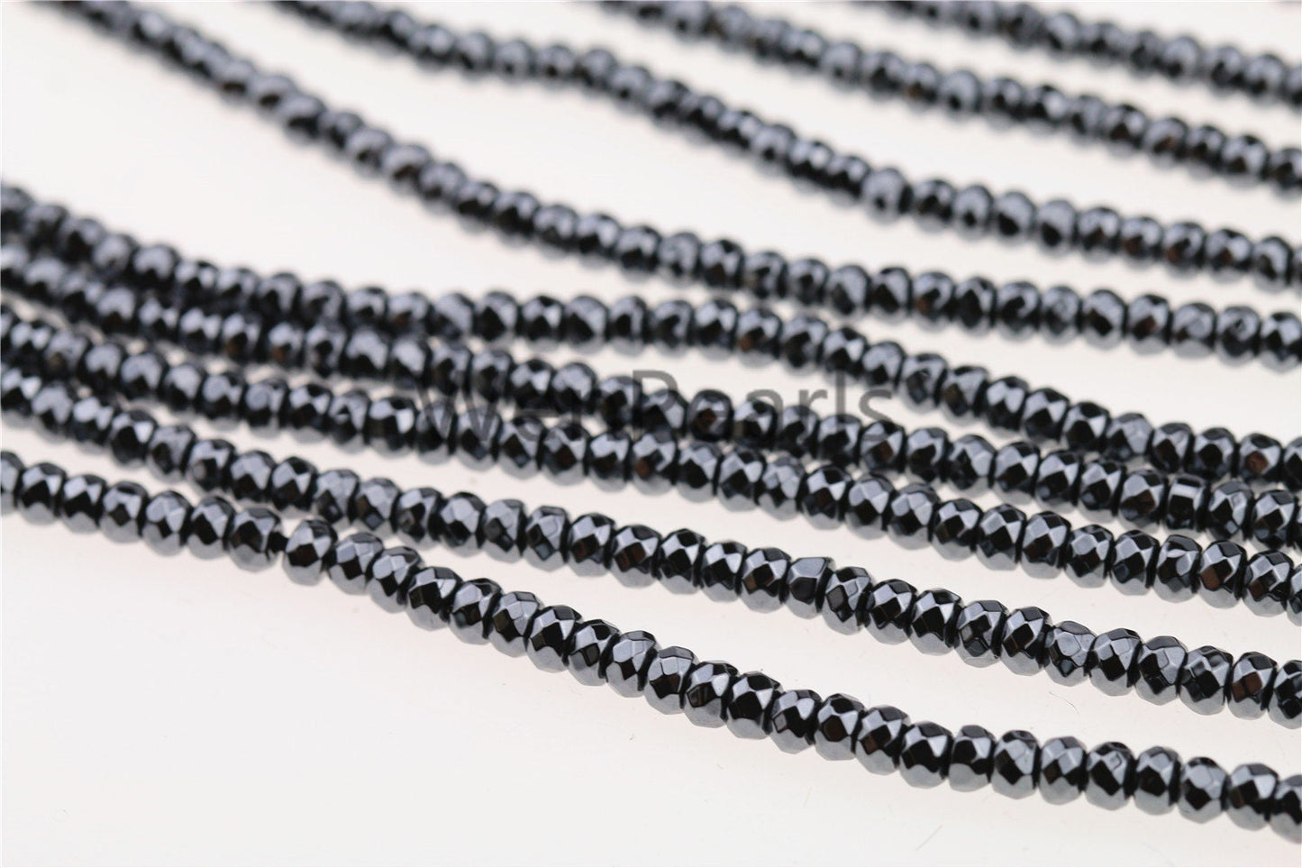 Hematite,2x3mm Rondelle Beads,AAA, 180pcs,15.5 inches,G50-B23-001
