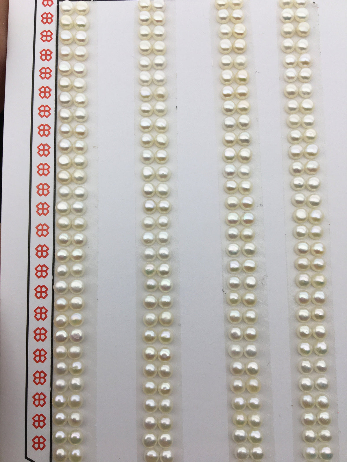 40% OFF 10 pairs AAA+ 2.5-3mm Seed Button freshwater Pearls,0.7mm half hole,white color pearl for ring,BTN2-T1