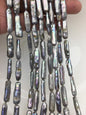 2 strands A 5-7mm gray rectangle pearls,ZS-80-25-21