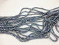 AAA 3-3.5mm Tiny black blue peacock nugget rice freshwater pearls,irregular nugget freshwater pearl strand,LM3-3A-20