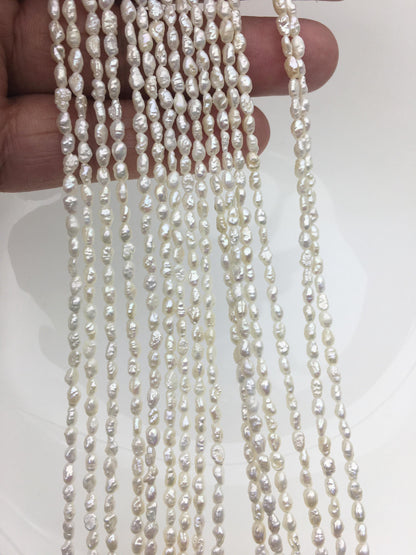 AA+ 3x4-5.5mm white keshi Freshwater Pearl,diy Loose Freshwater Pearl,wholesale price,china wholesale pearl,ZS-200-41