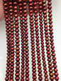AAA 6-6.5mm brown button round freshwater pearls,full strand,loose button pearl,6mm Rondelle pearl Beads,SM6-T1