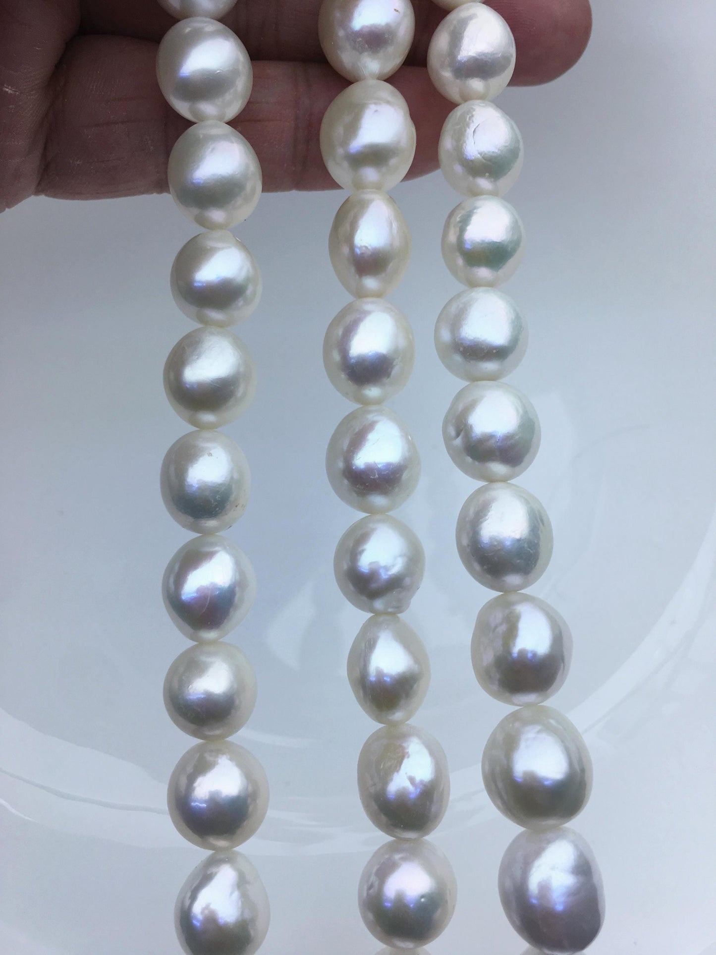 AA+ 11-13mm white side button round Edison Freshwater Pearl,ED12-2A-5-26