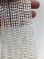 AA 3.5-4x4-6mm white rice freshwater pearls,oval loose pearl beads,genuine pearl,Cultured pearl,diy pearl beads,LR3-2A-4