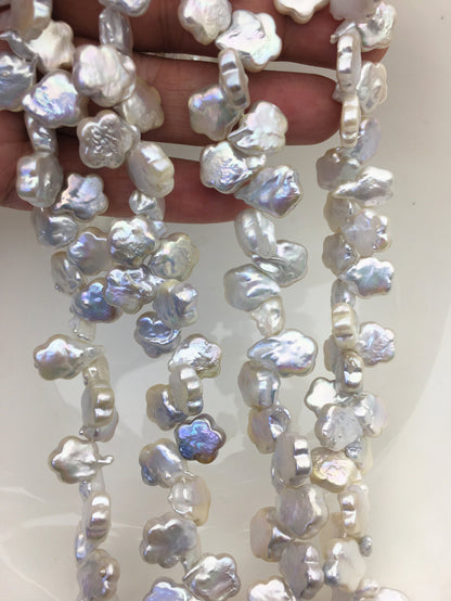 AA+ 11-13mm White plum blossom Freshwater Pearl,ZS-119-28