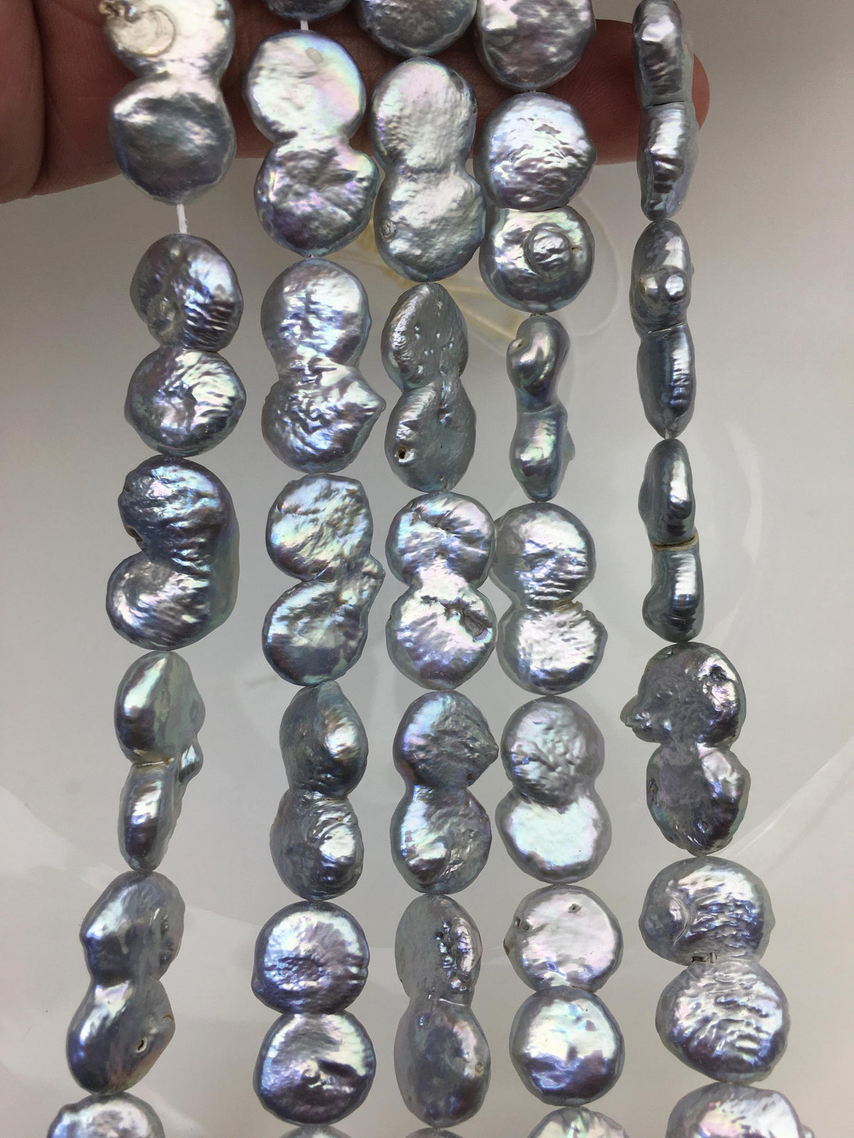 AA 11-13mm Gray Coin freshwater pearls,diy bead,flat round pearl bead,COIN12-T1