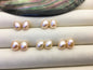 5 pairs AAA 7.5-8mm pink orange rice freshwater pearls,LR8-3A-8