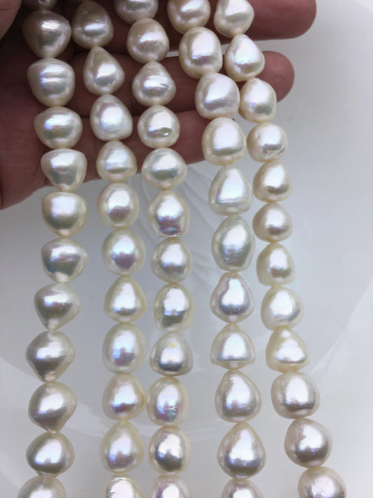 AA+ 11-13mm white big short teardrop Edison Freshwater Pearl,ED12-2A-5-35