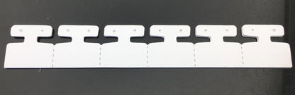 10pcs*5pairs AAA Pearl Earrings Cards, White matching card, A-OTH-002