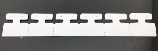 10pcs*5pairs AAA Pearl Earrings Cards, White matching card, A-OTH-002