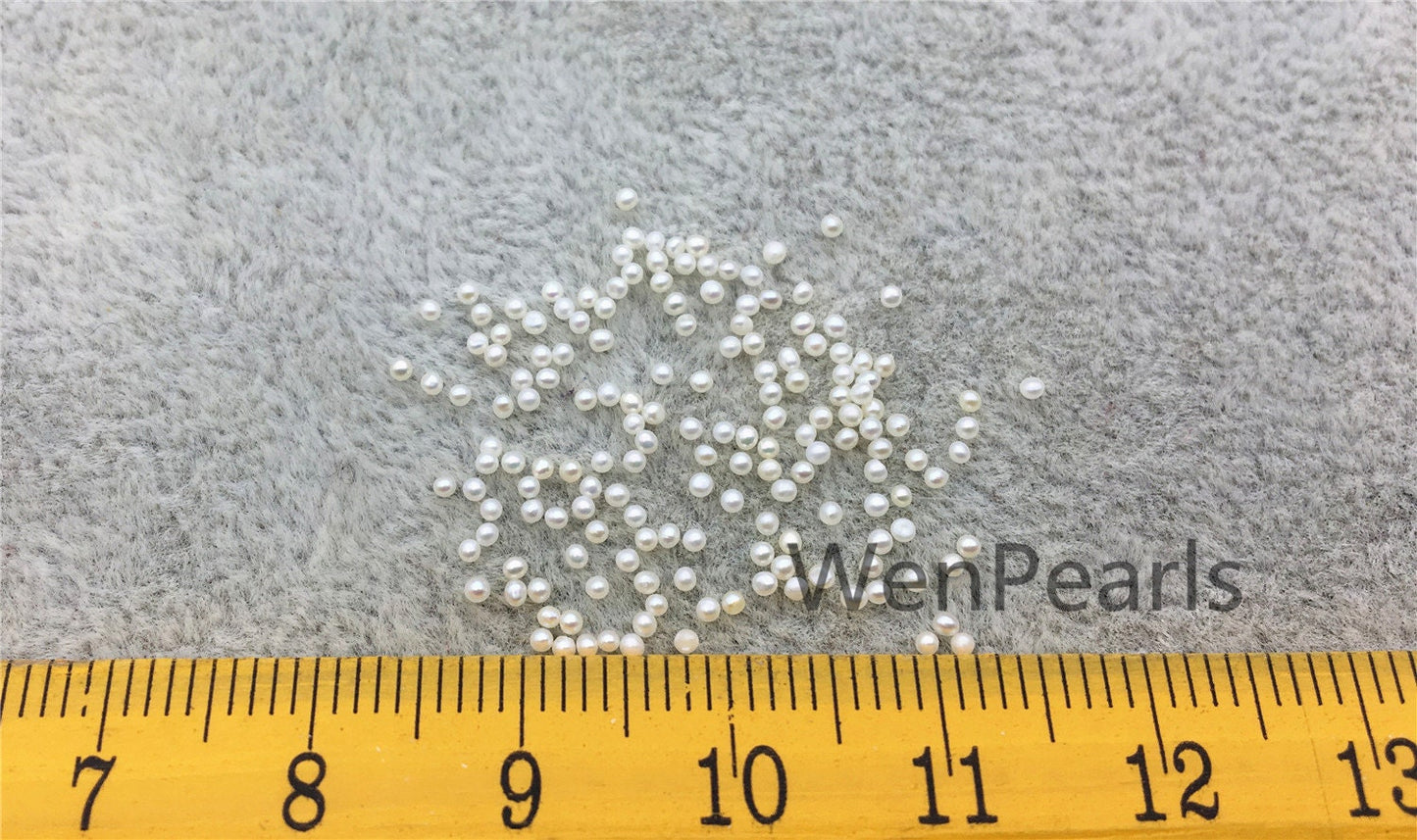 AAA 1.2-1.3mm white near round freshwater seed pearls,no hole,Cultured pearl,diy pearl beads,Happiness,birthday,RP1-3A-7