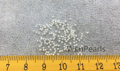 AAA 1.2-1.3mm white near round freshwater seed pearls,no hole,Cultured pearl,diy pearl beads,Happiness,birthday,RP1-3A-7