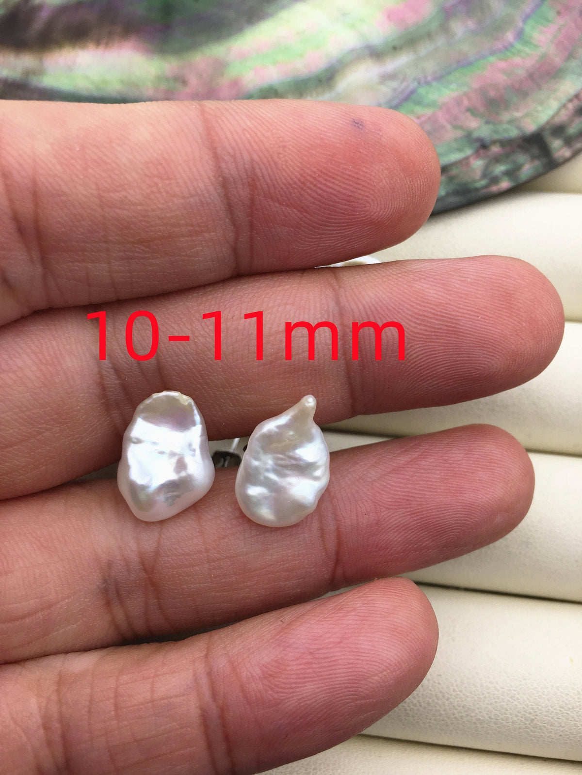 AAA 8/10/11/12/16-21mm BIG white Natural keshi Freshwater Pearl Stud Earrings,Stud Earrings for Women Girls,SE3-168-1