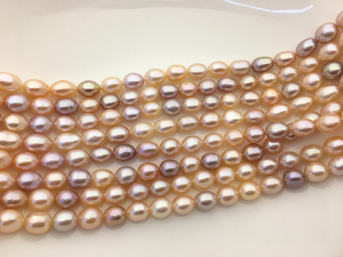 AAA+ 8.3-9.3mm misc color nugget freshwater pearls,pink peach purple nugget pearl, high luster,LM9-3A-2