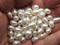 20pcs AAA 6.5-7.2x9.5-10.5mm LONG white Rice freshwater pearls,LR7-T1