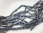 15.5'' AA 5-7mm Black Blue rectangle pearls,ZS-80-25-1