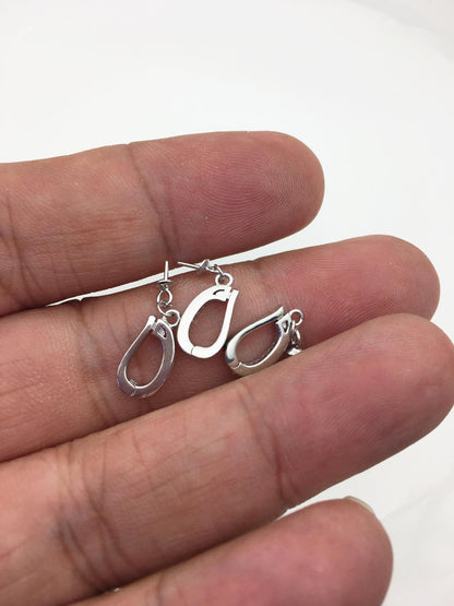 2pcs 6.5*13mm Cz zircon S925 sterling sliver pendant hook, for pendant,for DIY,wholesale,ASL-P-020