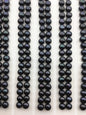 10 pairs AAA 4-4.5mm black button round pearls pairs,loose pearls,BTN4-4A-4