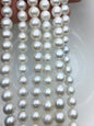 AA+ 10-12mm white baroque drop Edison Freshwater Pearl,ED12-2A-5-33