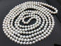 60'' AA+ 6-6.5mm white potato pearl Necklace,Wedding Necklace,NPN1-071