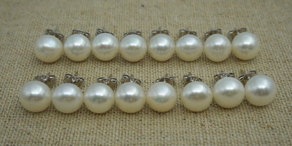 WHOLESALE,5 pairs,10 pairs,8-8.5mm FreshWater pearl stud earring,Sterling Silver,white pearl stud earrings,8-8.5mm,SE1-008
