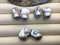 30% OFF 1 pair AAA 14-17mm gray flame ball pearl stud earrings,sterling silver,earring with gray baroque Natural Pearl,SE3-031-11