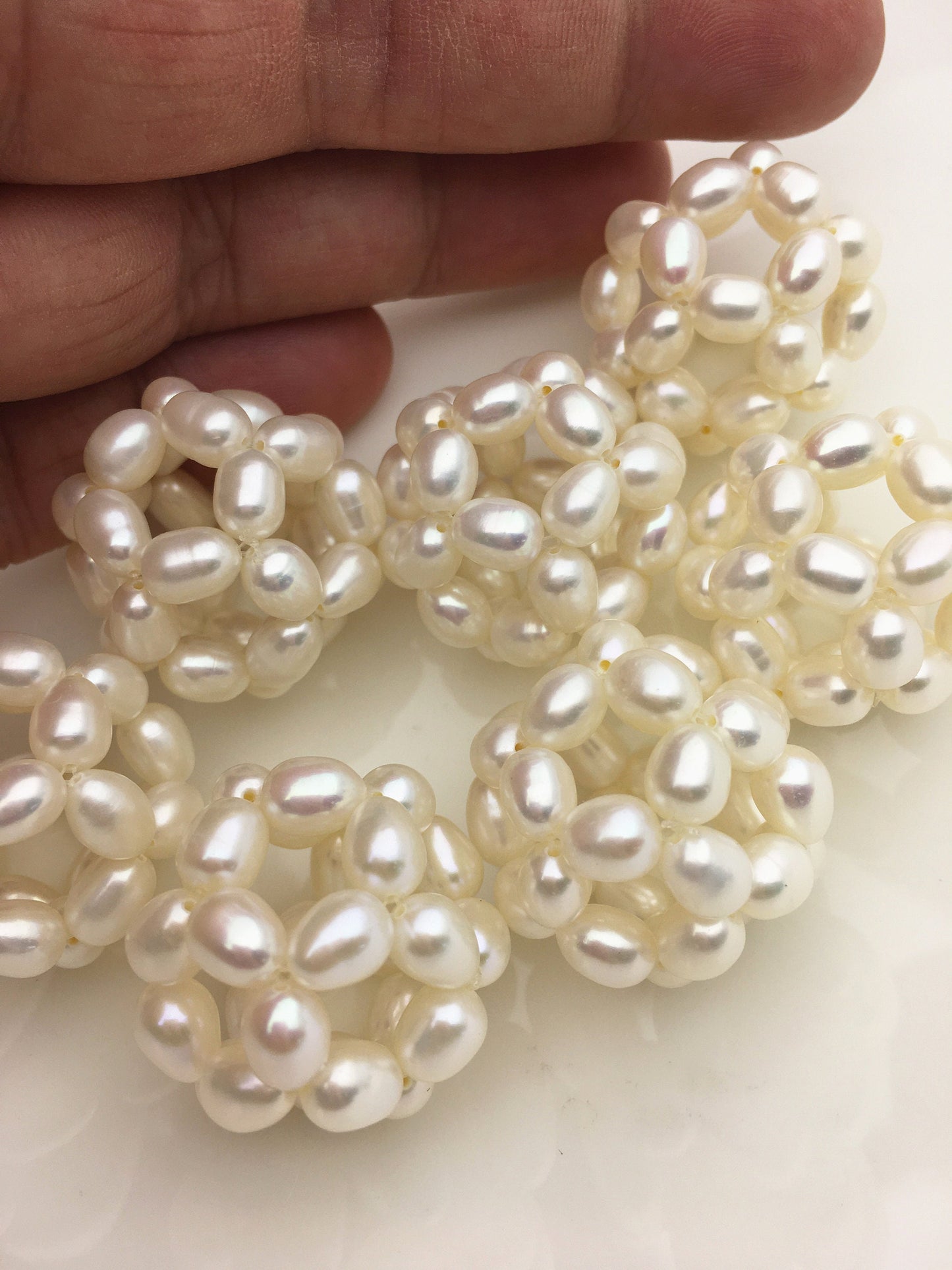 1pc 26mm AAA rice pearl ball,Loose Handmade Pearl Balls,Freshwater Pearl Ball,Pearl white Pearl Ball,APL-002