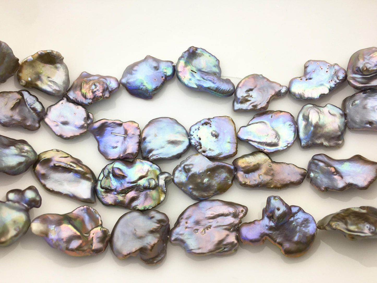 AA+ 16-20mm Gray Bronze keshi Freshwater Pearl,DIY Loose Freshwater Pearl,ZS-200-9