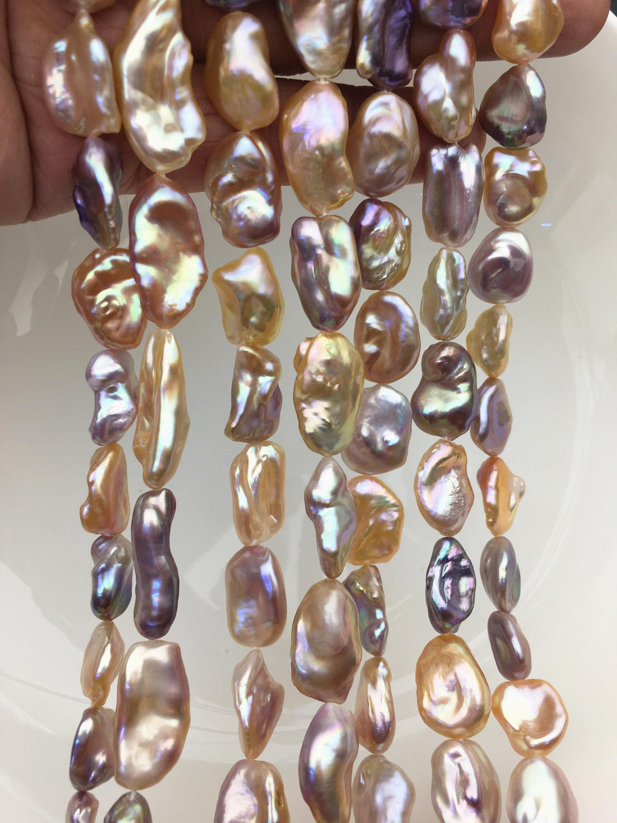 AAA 11-13mm natural pink purple thick keshi Freshwater Pearl,DIY Loose Freshwater Pearl,ZS-200-121-20