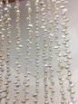 AAA 3-4mm white nugget seed pearls,irregular nugget freshwater pearl strand,c,LM3-3A-2