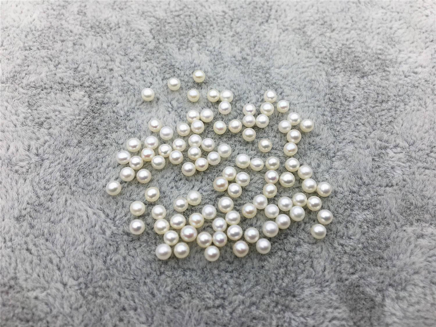 AAAA 2.8-3mm white round seed freshwater pearls,no hole,tiny pearl supply,good quality,through hole,RP2-4A-4