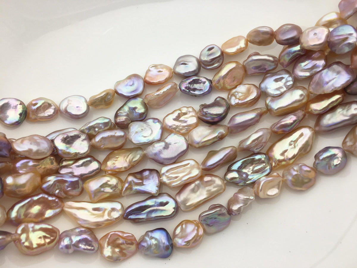 AAA 11-13mm natural pink purple thick keshi Freshwater Pearl,DIY Loose Freshwater Pearl,ZS-200-121-20