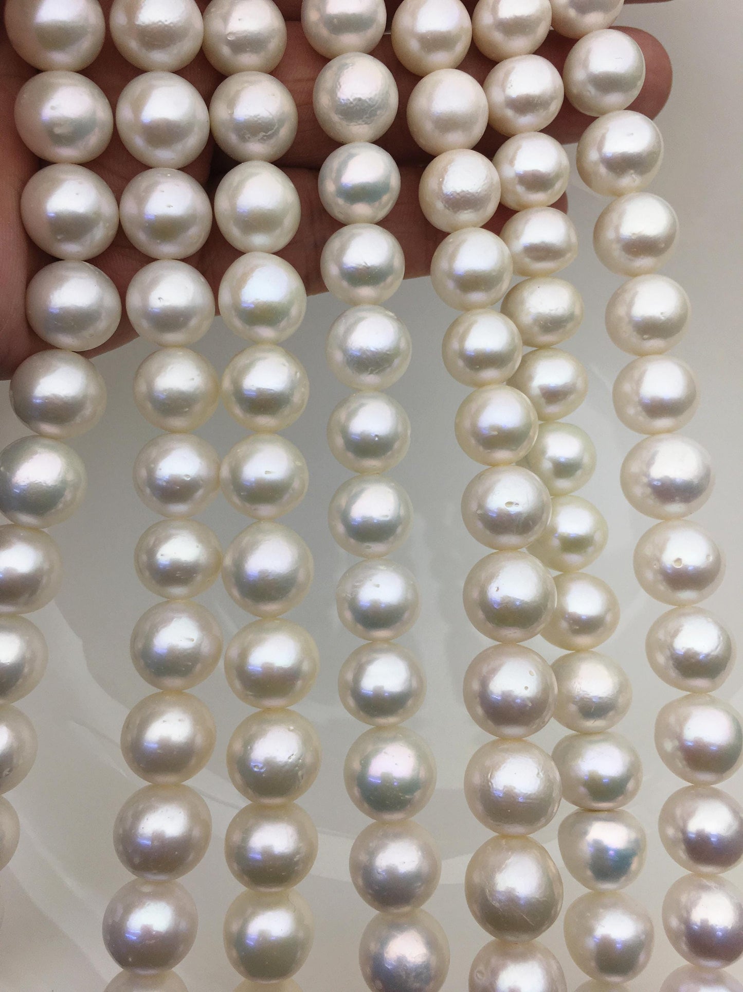 AA+ 11-13mm white round freshwater pearls,loose pearl beads,round pearl string,pearl necklace DIY jewelry material,RP11-2A-4