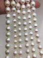 AA+ 9.3-10.2mmx10-11.5mm white oval freshwater pearls,Christmas,Valentine's Day gift,for pearl necklace,Love,Happiness,LR10-2A-8