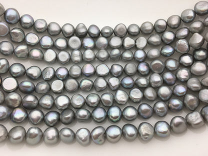 AAA- 10-11mm gray nugget freshwater pearls,Cultured pearl,diy pearl beads,Irregular Beads for Pearl Necklace,LM10-T2