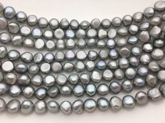 AAA- 10-11mm gray nugget freshwater pearls,Cultured pearl,diy pearl beads,Irregular Beads for Pearl Necklace,LM10-T2
