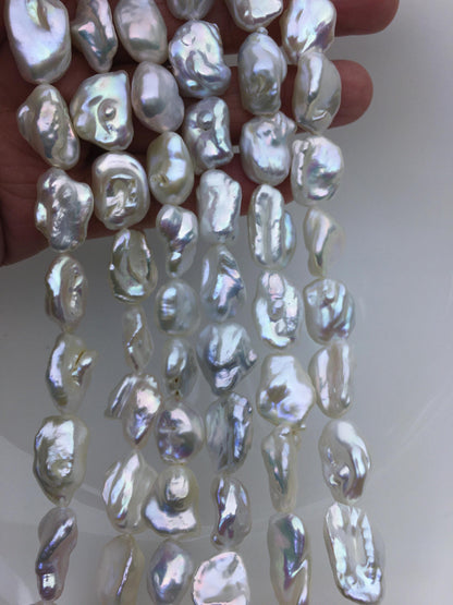 AA+ 10-13mm white thick long keshi Freshwater Pearl,DIY Loose Freshwater Pearl,wholesale price,china wholesale pearl,ZS-200-97