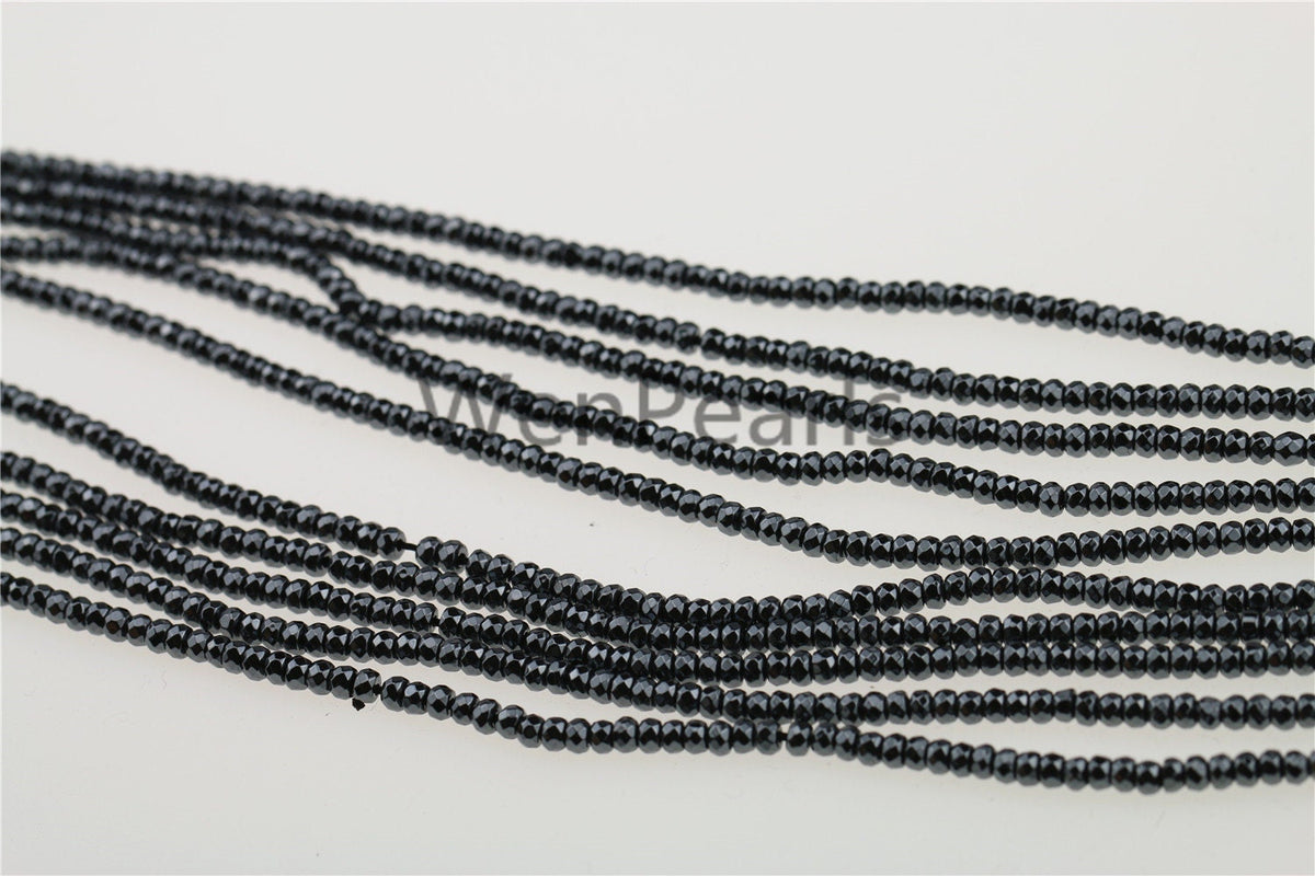 Hematite,2x3mm Rondelle Beads,AAA, 180pcs,15.5 inches,G50-B23-001