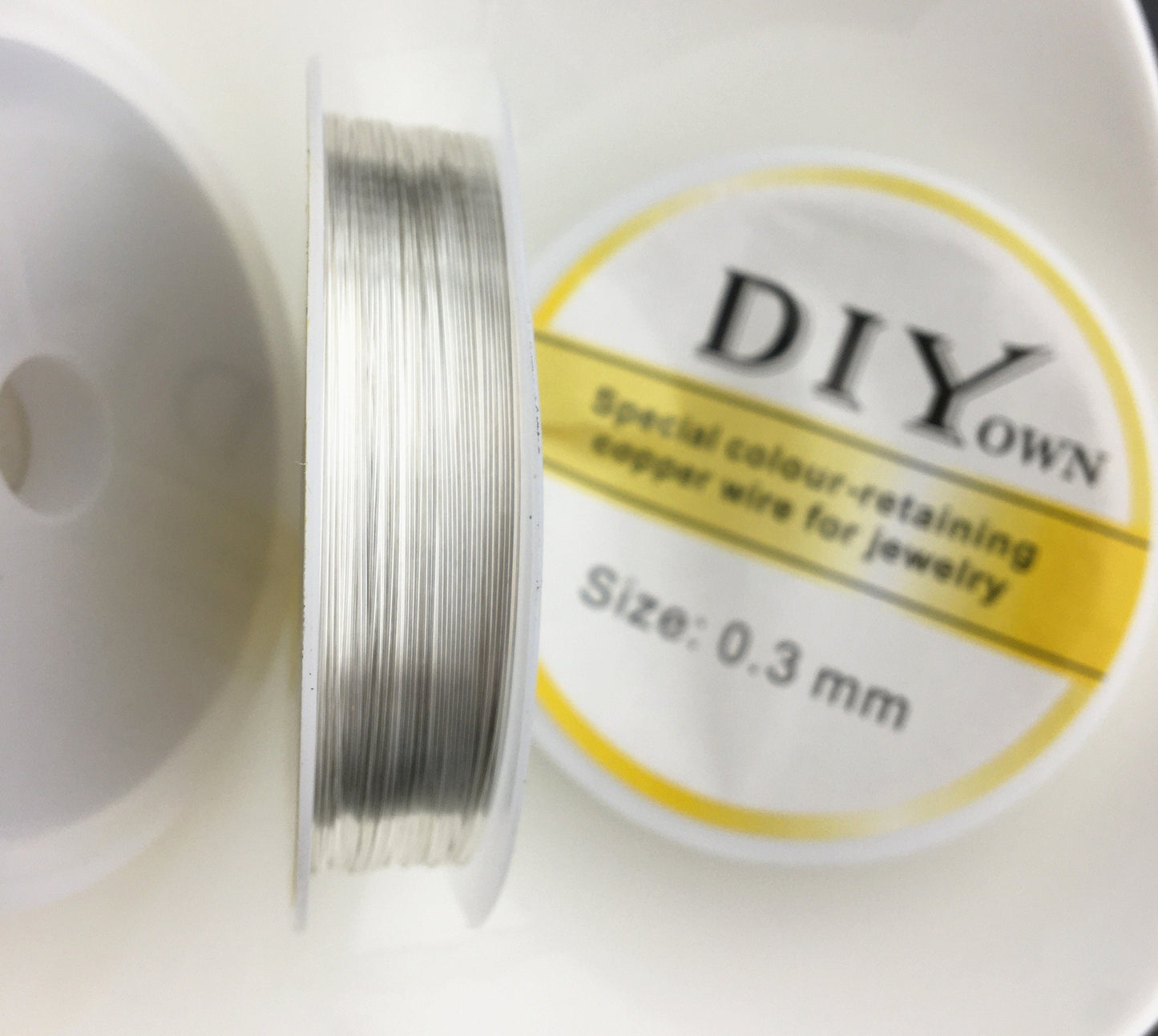 2 rolls 0.3/0.4/0.5/0.6/0.8mm 18k solid gold plated/Silver Color Copper wire Jewelry Wrapping,Jewelry Quality Copper Wire,A-OTH-020