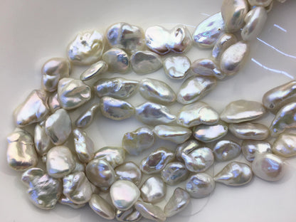 AA+ 13-19mm White baroque Freshwater Pearl,DIY Loose Freshwater Pearl,ZS-200-18