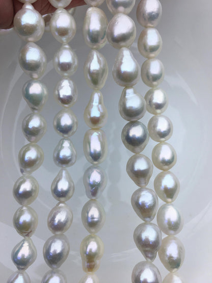 AA+ 10-12mm white drop Edison Freshwater Pearl,ED12-2A-5-38