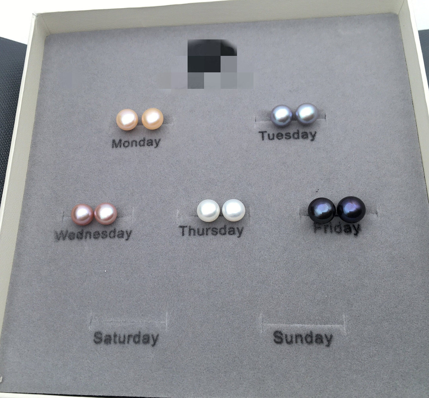 5pairs weekly AAA pearl stud earrings,Sterling Silver bridesmaid pearl earrings stud earrings,daily earrings,working day earrings,SE1-070