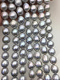 AA 11-13mm big gray oval Edison Freshwater Pearl,ED12-2A-5-20