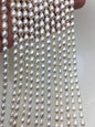 AAA 5-6mm*6-7.5mm white rice freshwater pearls,Freshwater Pearl oval Beads,LR5-3A-52