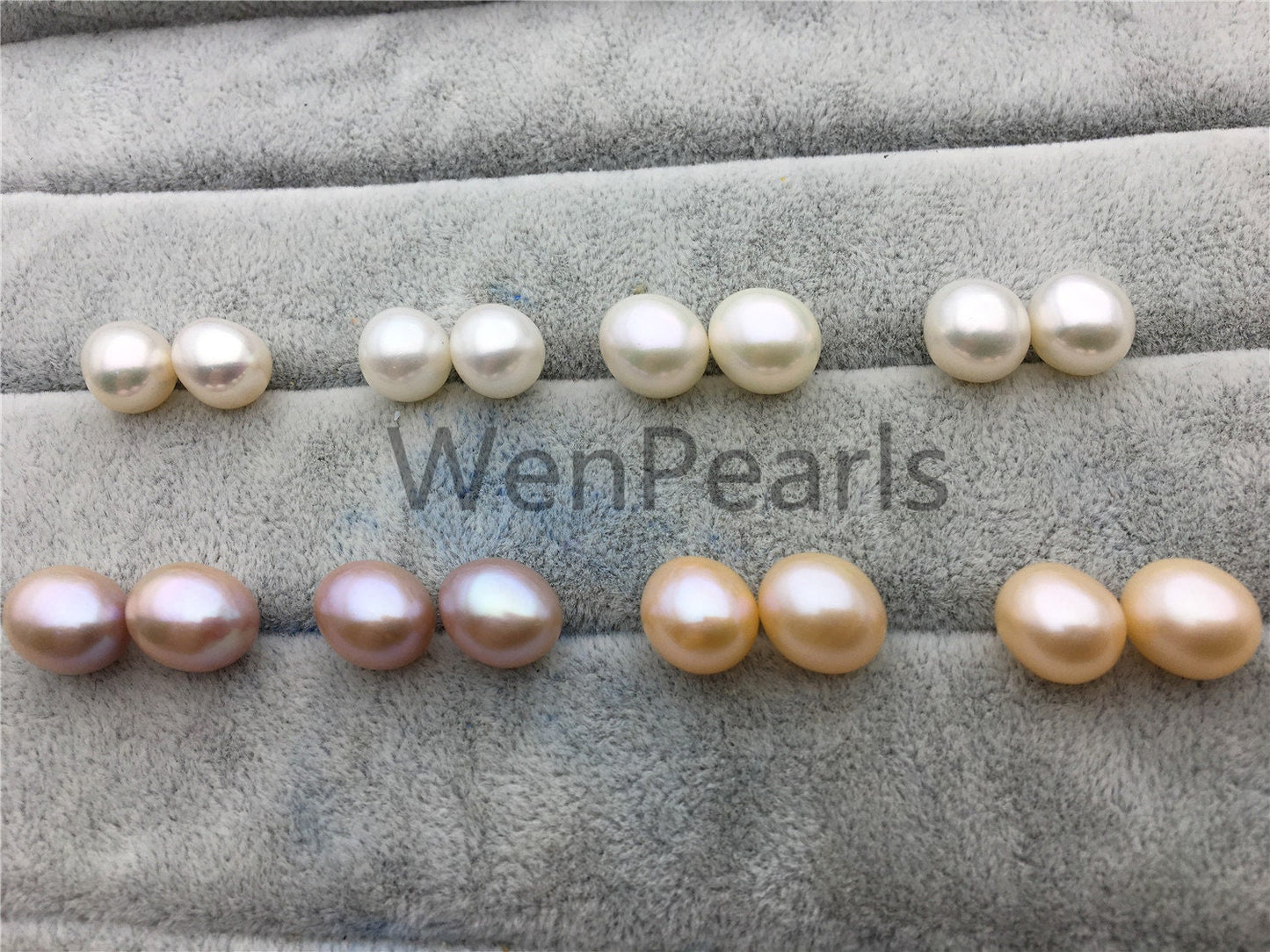 AAA 10-11mm big white/pink/lavender rice freshwater pearls,rice pearl earrings,tear drop pearl earrings,dangle pearl earrings,LR10-3A-6